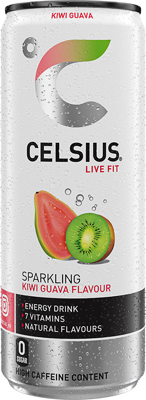 CELSIUS® KIWI GUAVA Can Label